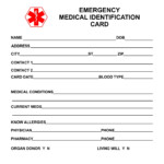 10 Best Free Printable Medical Cards Printablee