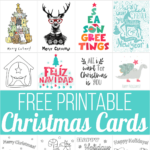 12 Christmas Card Templates To Print DocTemplates