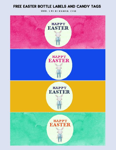 20 FREE Easter Printables Cards Labels Posters Party Decors And 
