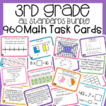 3rd Grade Math Task Cards Mega Bundle 3rd Grade Math Centers Bundle