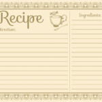 4x6 Recipe Card Template Free FREE PRINTABLE TEMPLATES
