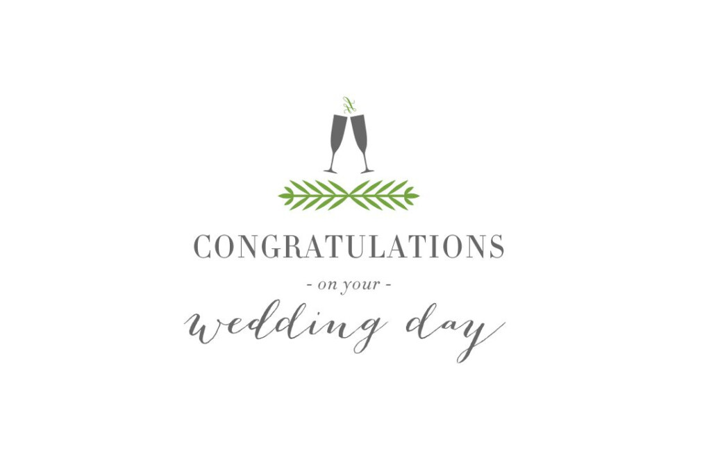 9 Free Printable Wedding Cards That Say Congrats