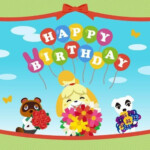 Animal Crossing Happy Birthday Card Happy Birthday Animals Happy