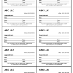Appointment Reminder Cards Template Free PRINTABLE TEMPLATES