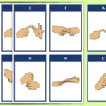 Auslan Alphabet Flashcards