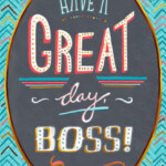 Boss Day Free Printable Cards