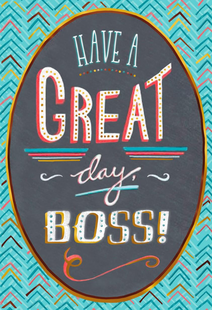 Happy Boss's Day Card Printable Free Free Printable Card