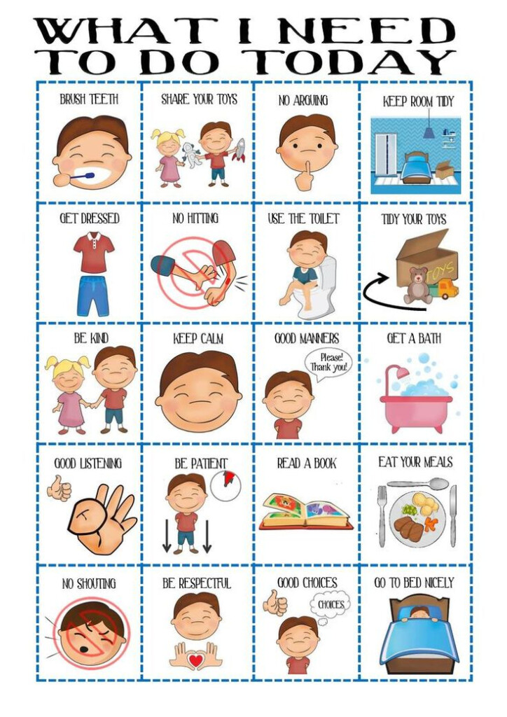 Boys Behaviour Chart Kid s Daily Planner Toddler Routine Etsy In 2020 
