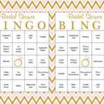 Bridal Bingo Template Awesome 60 Bridal Bingo Cards Blank 60