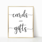 Cards And Gifts Sign Printable Free Printable Word Searches