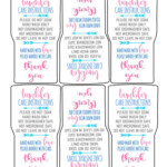 Care Instruction Free Printable Tumbler Care Cards Printable Word