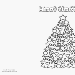 Christmas Card Coloring Pages At GetDrawings Free Download