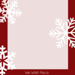 Christmas Note Card Template An Invitation Card