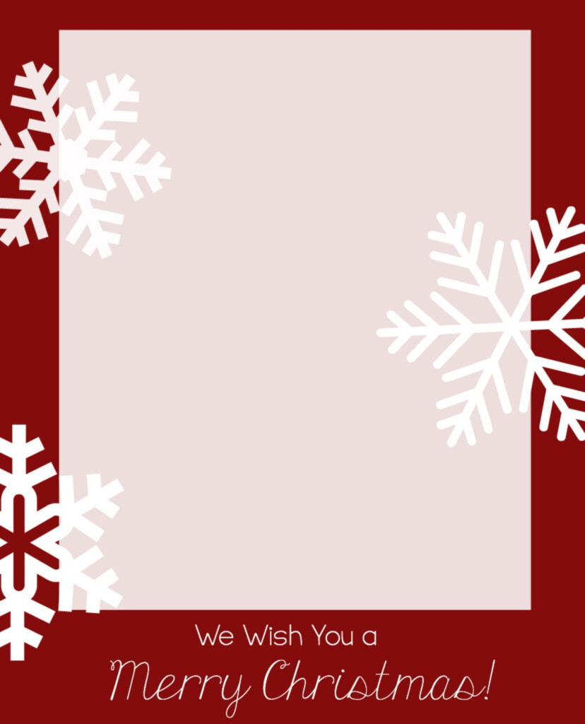 Christmas Note Card Template An Invitation Card