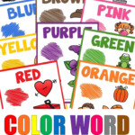 Color Word Flash Cards Free Printable Learning Ideas For Parents