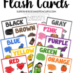Color Word Flash Cards Free Printable Learning Ideas For Parents