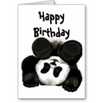 Cute Panda Birthday Card Panda Birthday Cards Panda Birthday Panda Card