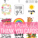 Digital Printable File Little Tumblers Birthday Thank You Card Sspl