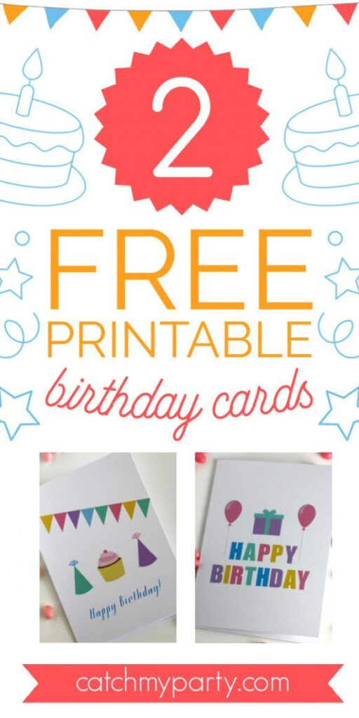 Download These Fun Free Printable Blank Birthday Cards Now Catch My 