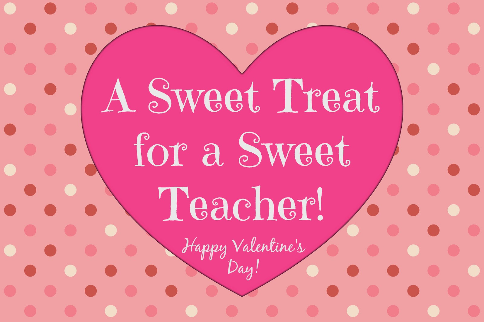 East Coast Mommy Simple Teacher Valentine With Free Printable Tag