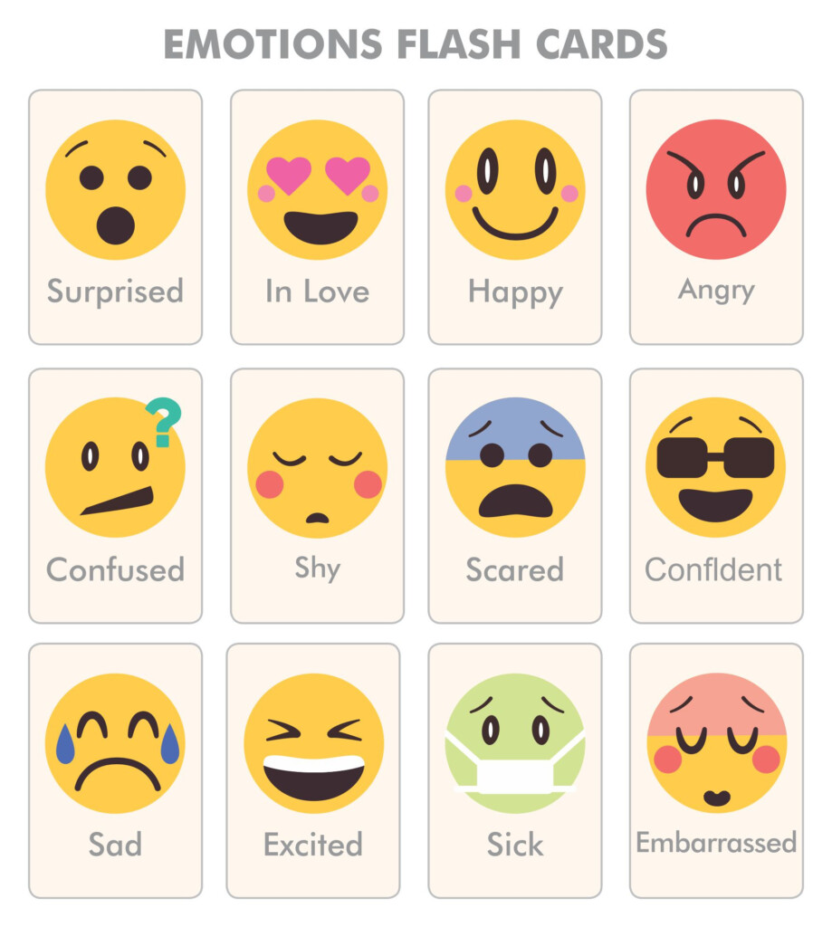 Emoji Emotion Cards Printable