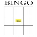 Empty Bingo Card Template Business