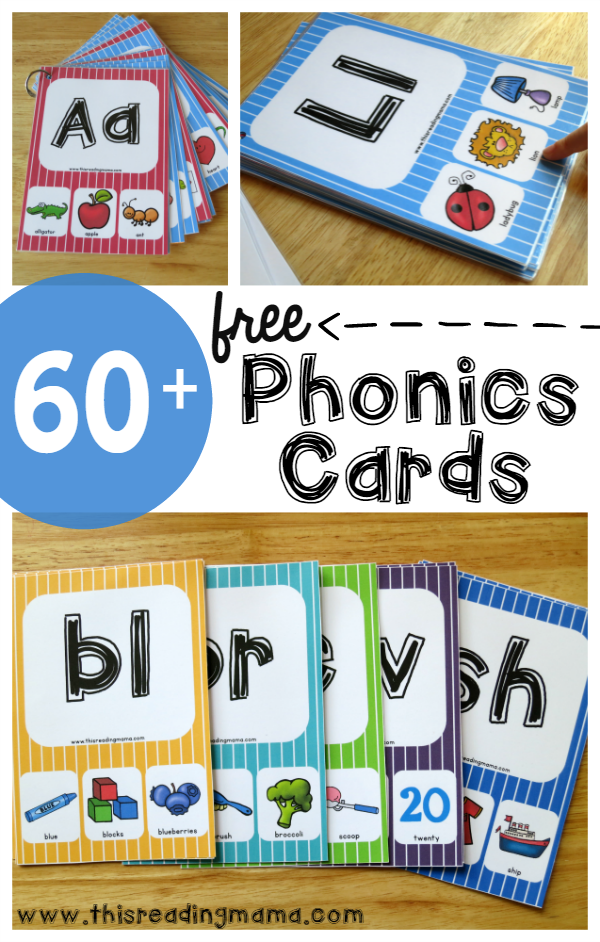 FREE 60 Phonics Cards Free Homeschool Deals