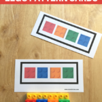 Free LEGO Pattern Cards LEGO Activities For Preschoolers Actividades