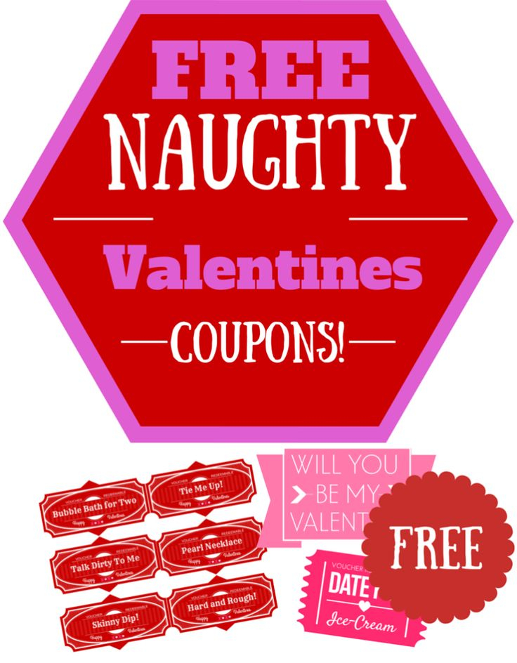 FREE Naughty Valentines Day Coupons For Your Bae Naughty Valentines