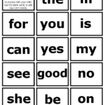 Free Printable 41 Kindergarten Sight Word Flashcards Sight Word