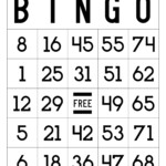 Free Printable Bingo Cards Activity Connection Com Activity Director