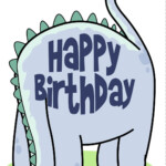 Free Printable Birthday Card Dinosaur Greetings Island Birthday