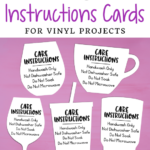 Free Printable Care Cards Free Care Instructions Cards For Vinyl