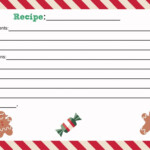 FREE Printable Christmas Recipe Card SheSaved