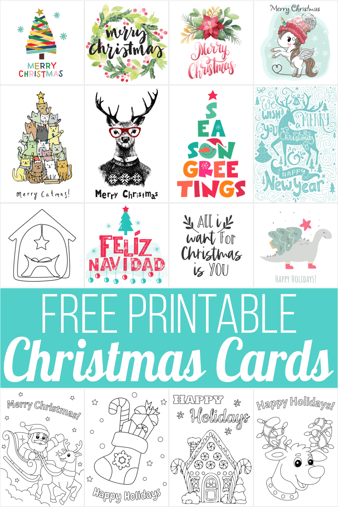 Free Printable Editable Christmas Cards FREE PRINTABLE TEMPLATES