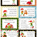 FREE Printable ELF Good Deed Cards A4 Enjoy Awesome Elf On The
