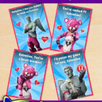 FREE Printable Fortnite Valentines valentinesdayprintables