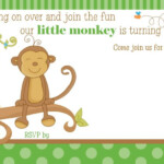 FREE Printable Little Monkey Birthday Invitation Template Monkey