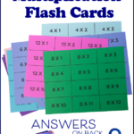 Free Printable Multiplication Flash Cards 0 12 With Answers On The Back