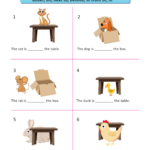 Free Printable Preposition Worksheets For Kindergarten 06E