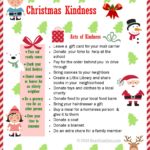 Free Printable Random Acts Of Christmas Kindness Cards PRINTABLE