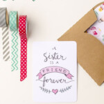 Free Printable Sister Valentine Note Card UnOriginal Mom Free