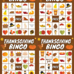 Free Printable Thanksgiving Bingo Cards Play Party Plan