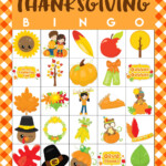 Free Printable Thanksgiving Bingo Cards Printable Form Templates And