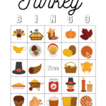 Free Printable Thanksgiving Bingo Cards Printable Form Templates And