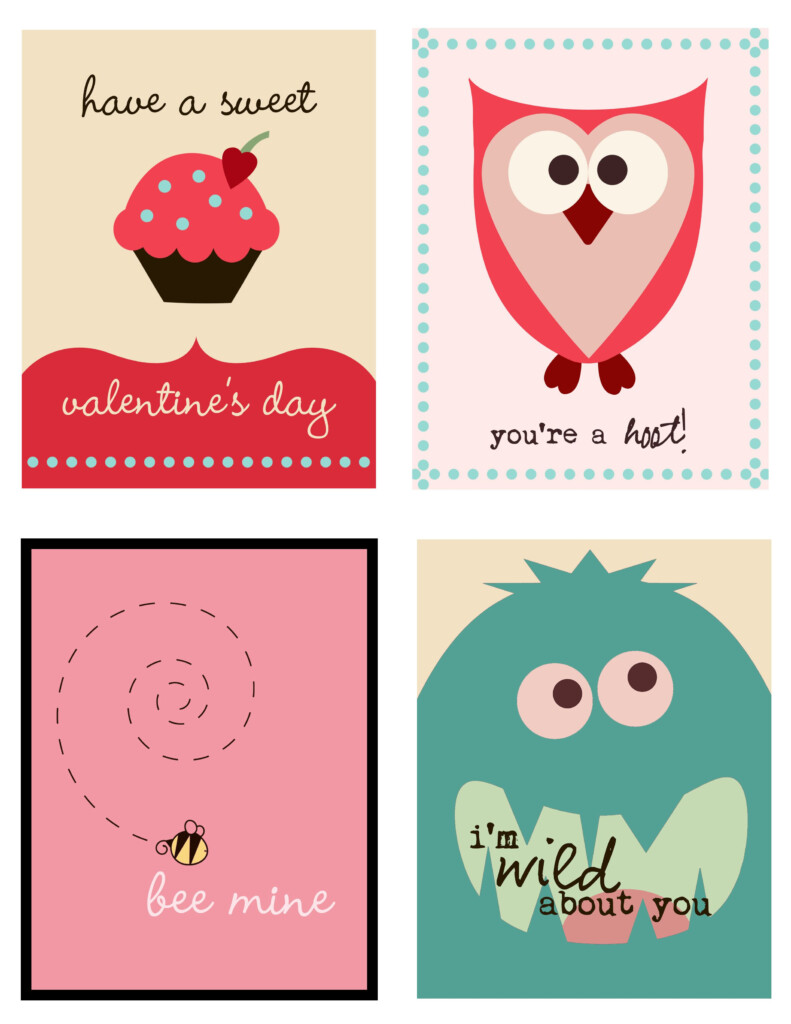  FREE PRINTABLE VALENTINE CARDS Printable Valentines Cards 