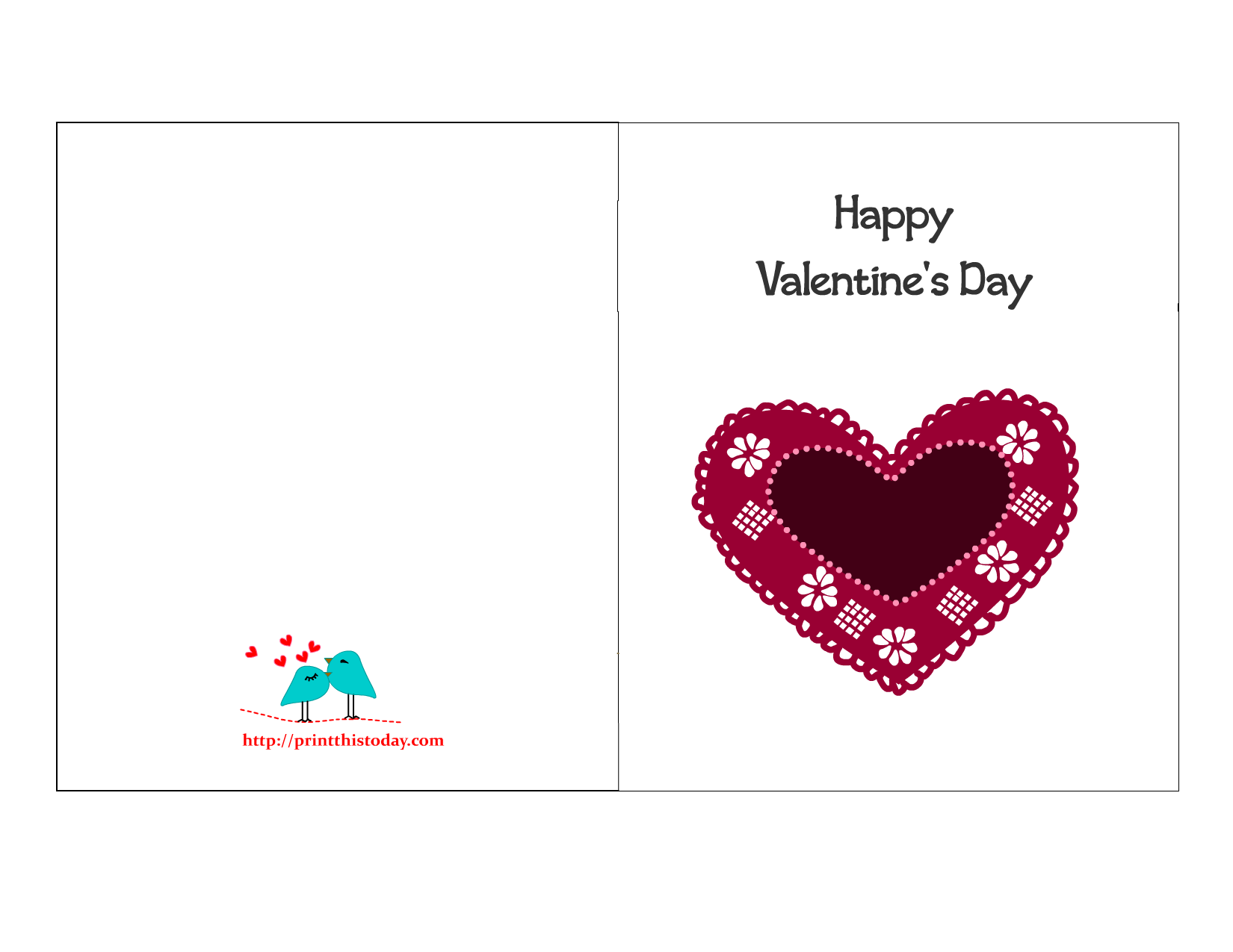 Free Printable Valentine s Cards