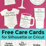 Free Shaped Printable Care Cards For Your Silhouette Or Cricut Business