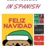 Freebie Christmas Card Printables In Spanish Printable Christmas