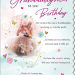 GRANDDAUGHTER BIRTHDAY CARD Home Garden Greeting Cards Invitations